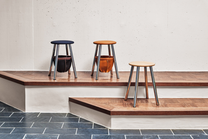 The Lemnos KON Stool Gessato