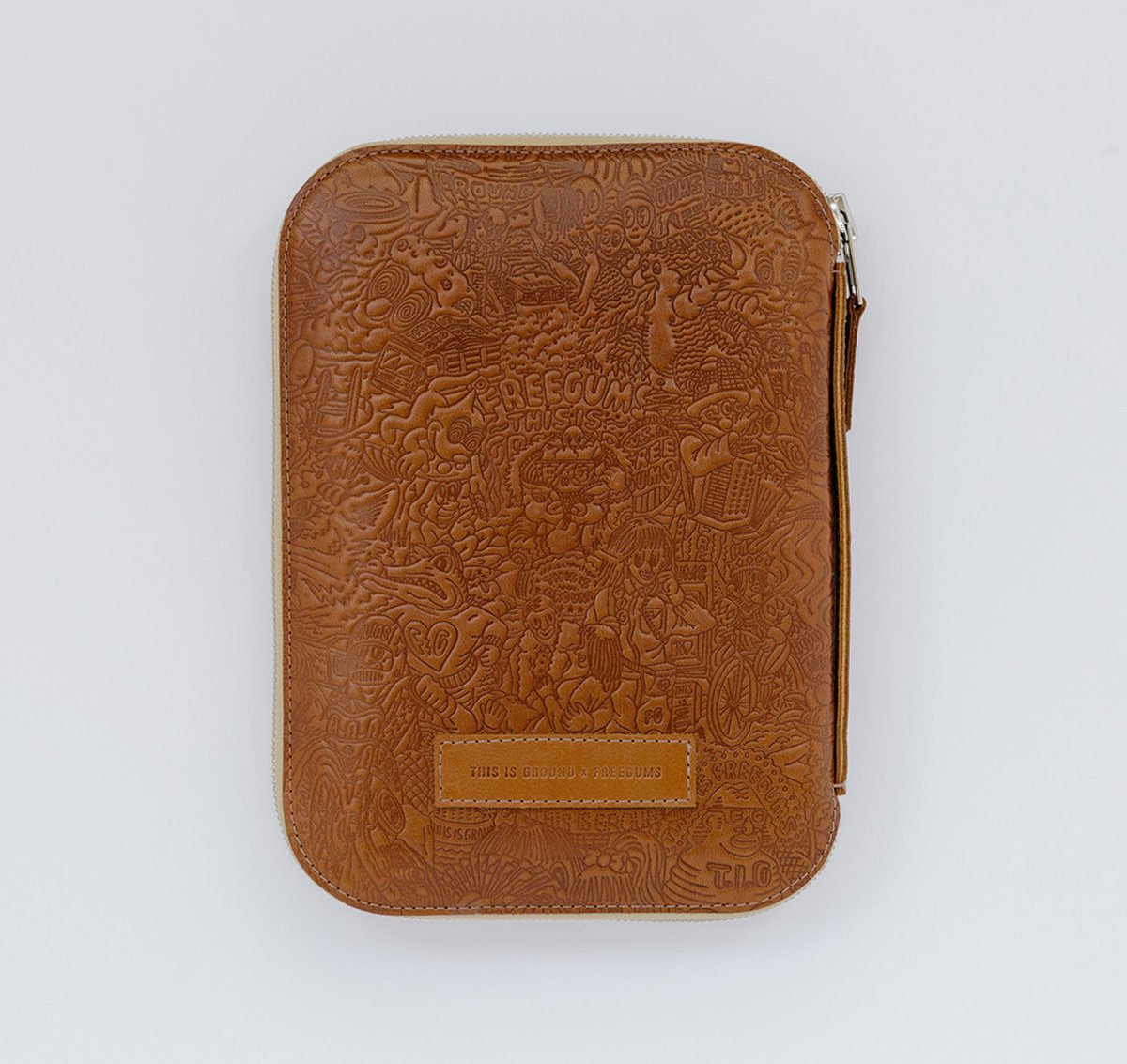 Embossed Leather Case by This is Ground and FREEGUMS