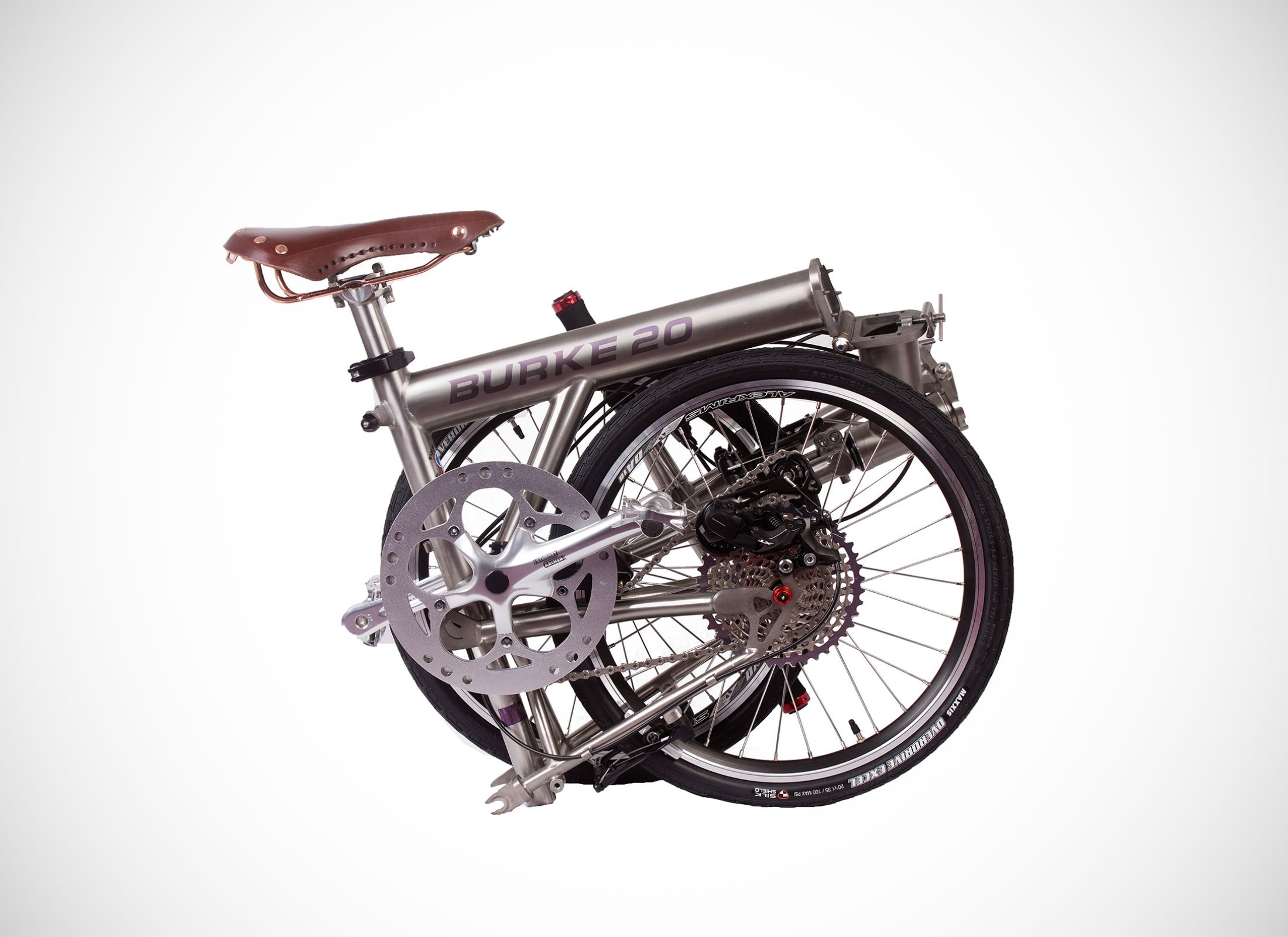 titanium folding bike