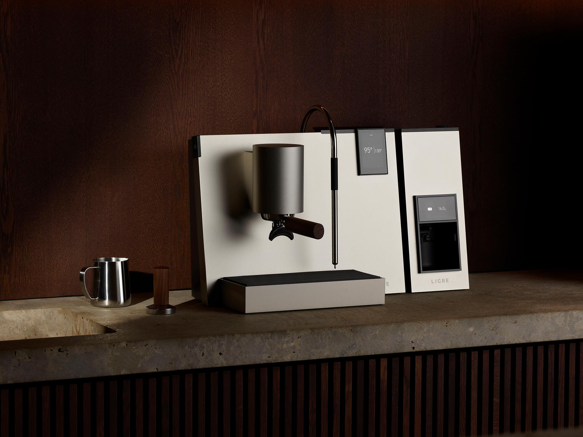 The LIGRE youn Espresso Machine - Gessato