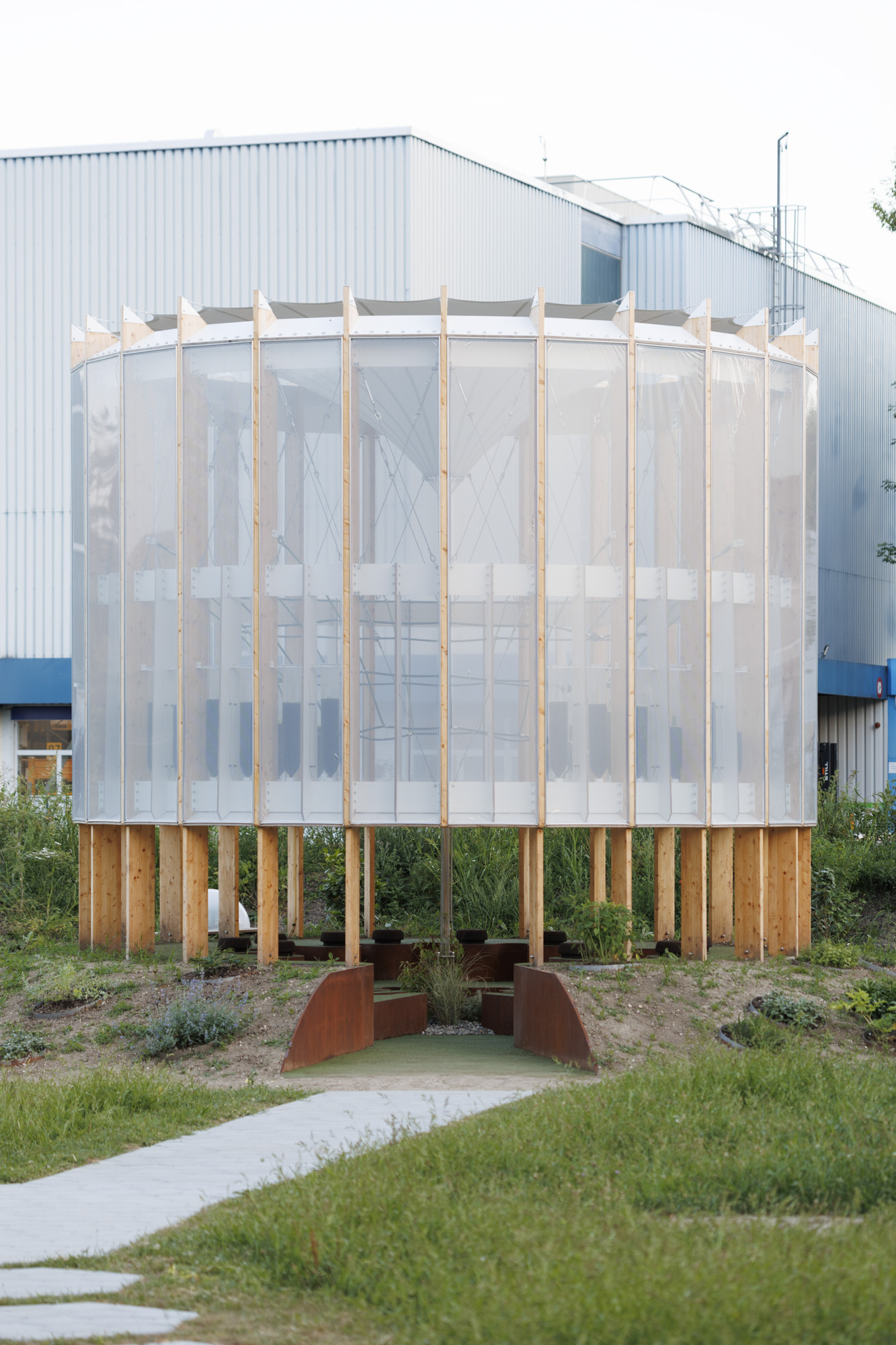 AirBubble, A Restorative Biotech Garden in Switzerland - Gessato