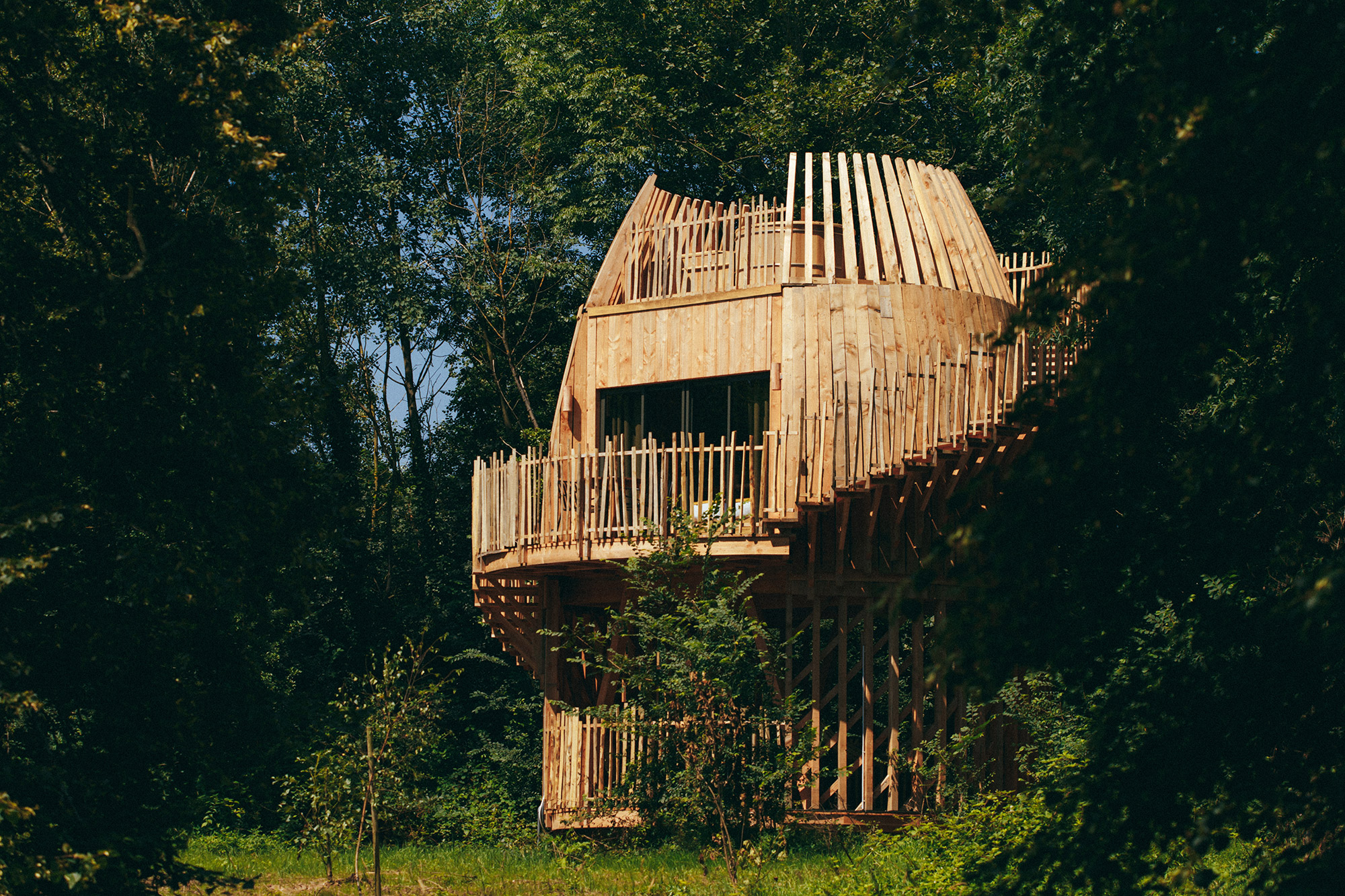 Four Sustainable Cabins Built on a French Estate - Gessato