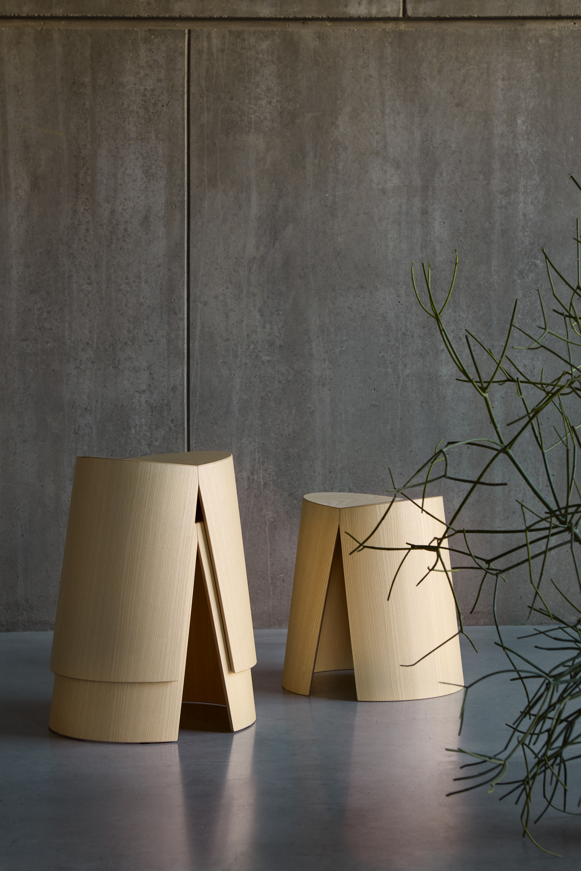 The Ax Stool - Gessato