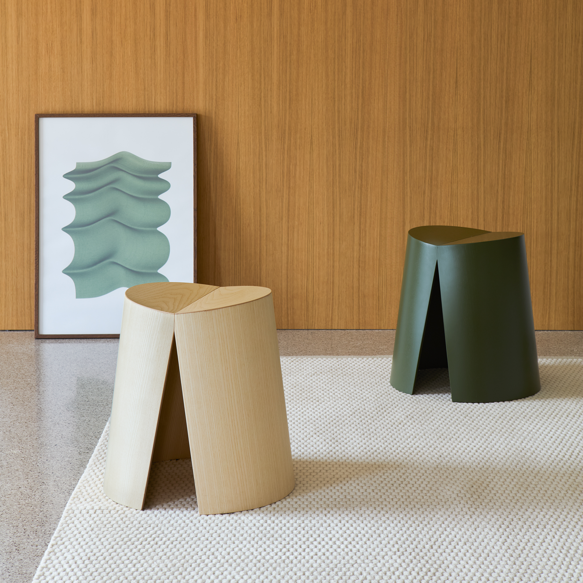 The Ax Stool - Gessato