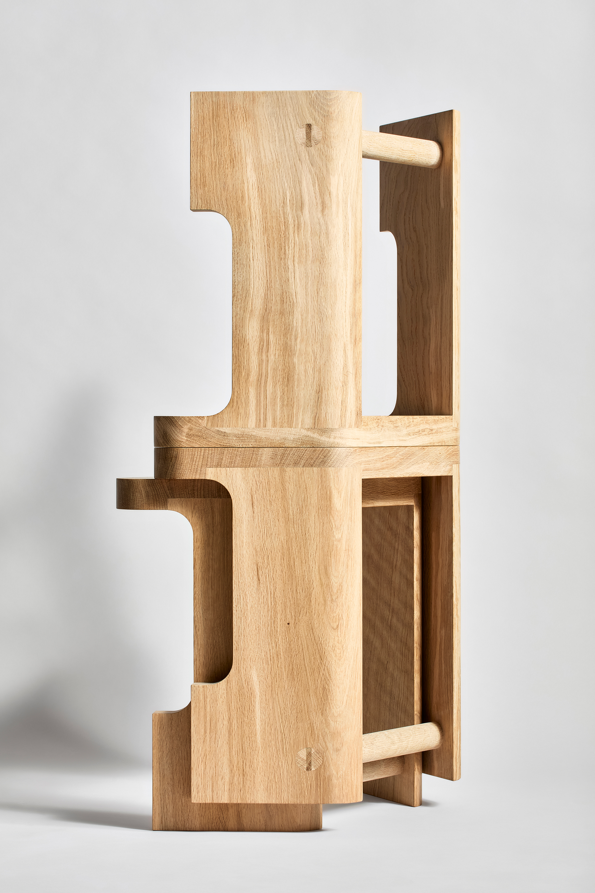 The Pew Stool and Side Table by EJM Studio - Gessato