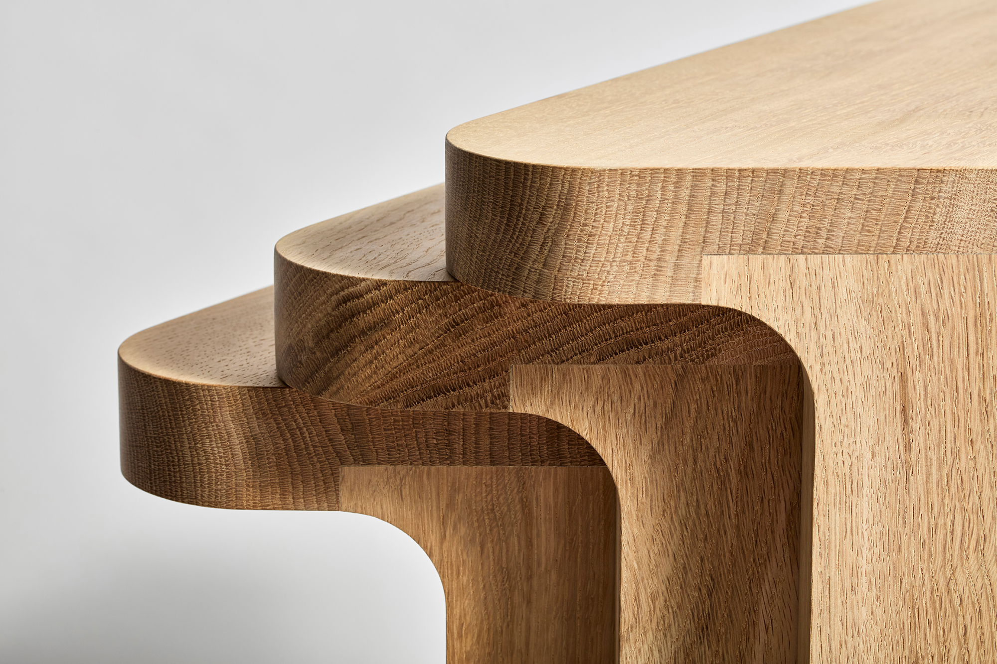 The Pew Stool and Side Table by EJM Studio - Gessato