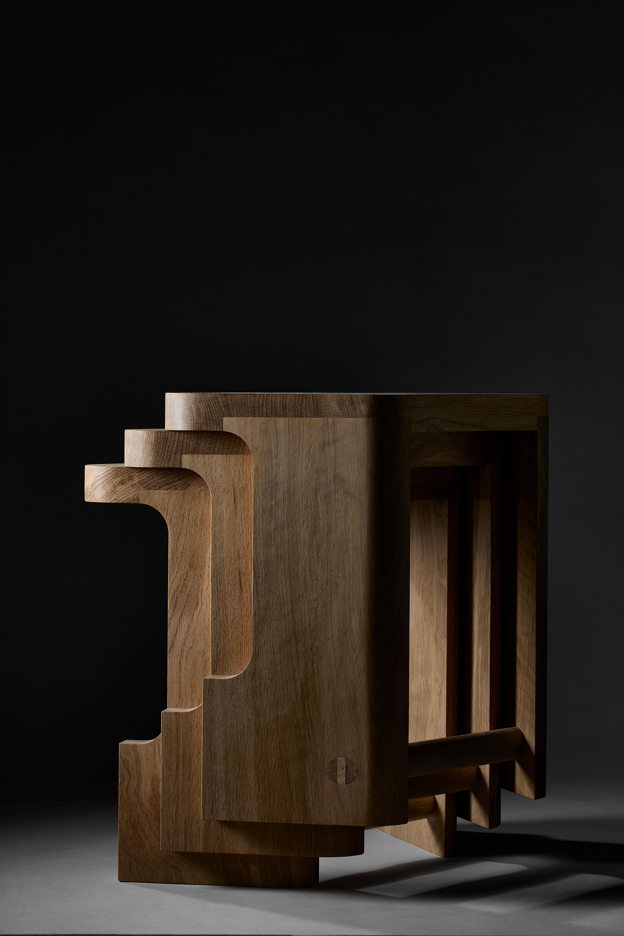 The Pew Stool and Side Table by EJM Studio - Gessato