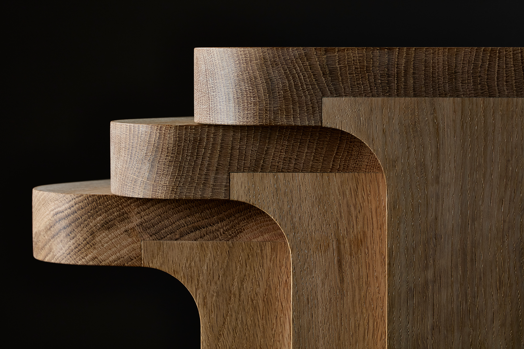 The Pew Stool and Side Table by EJM Studio - Gessato