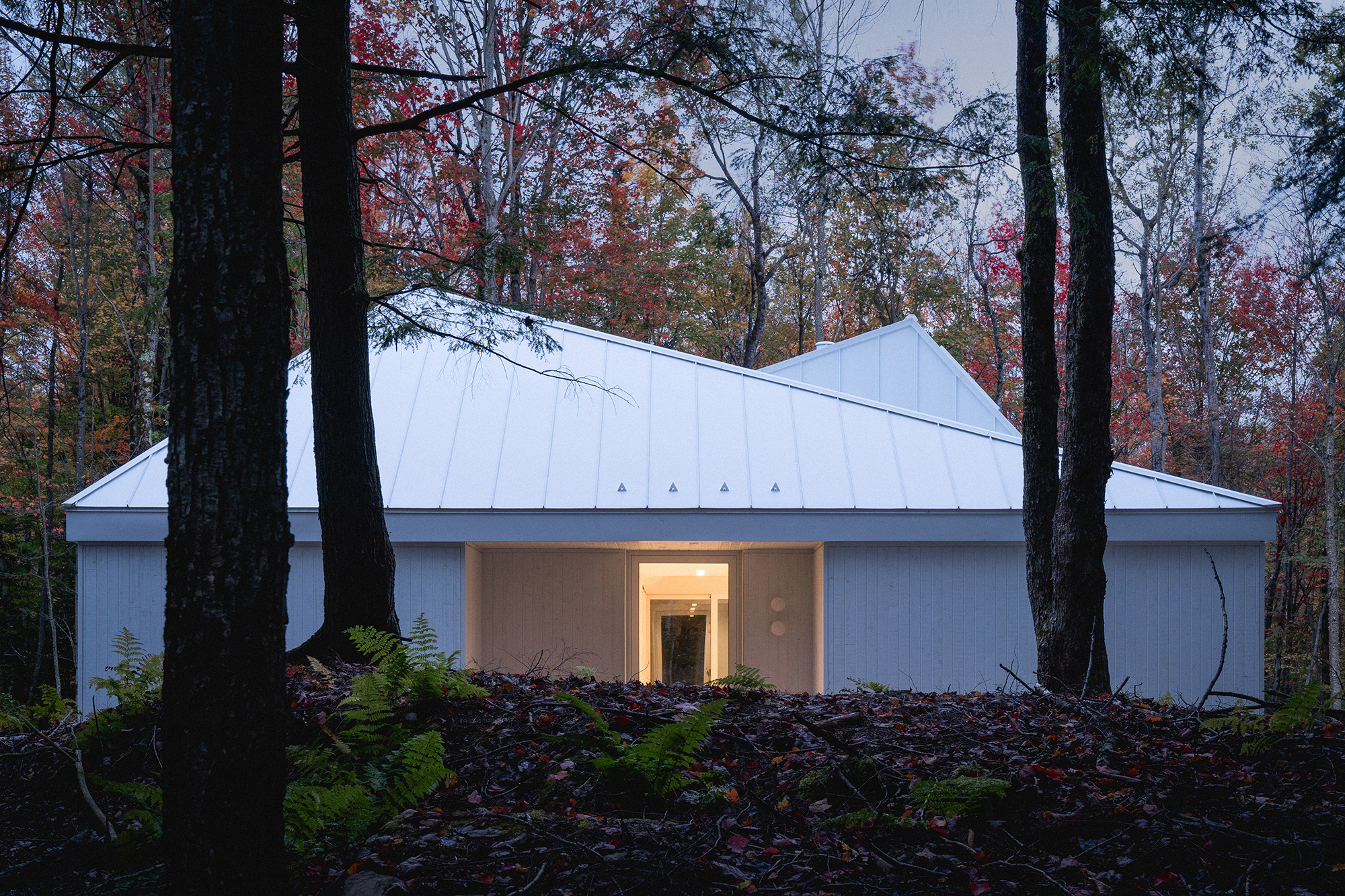 Selenite, A Forest Chalet Designed for Quiet Relaxation - Gessato