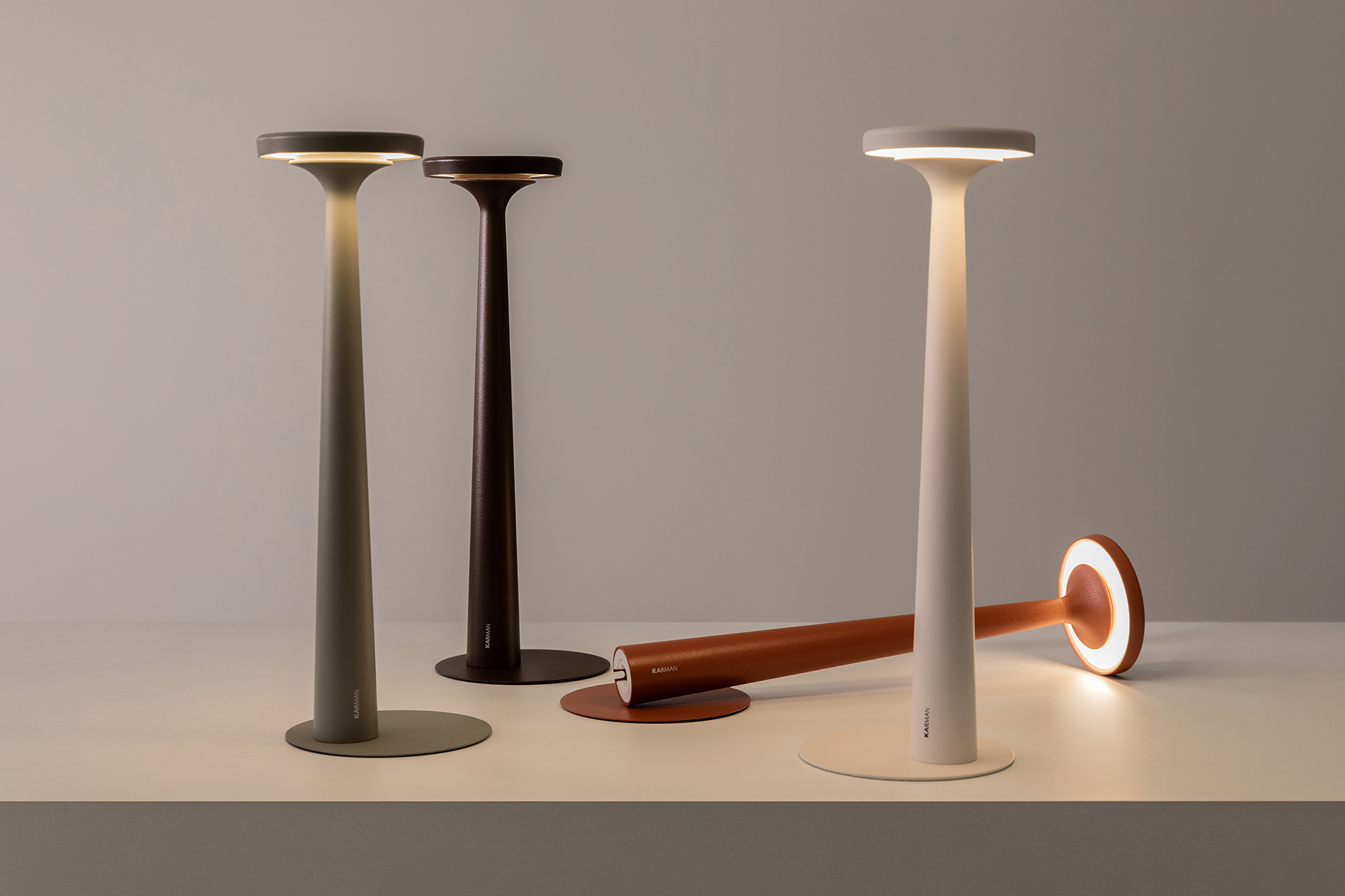 The Papiria Rechargeable Table Lamp - Gessato