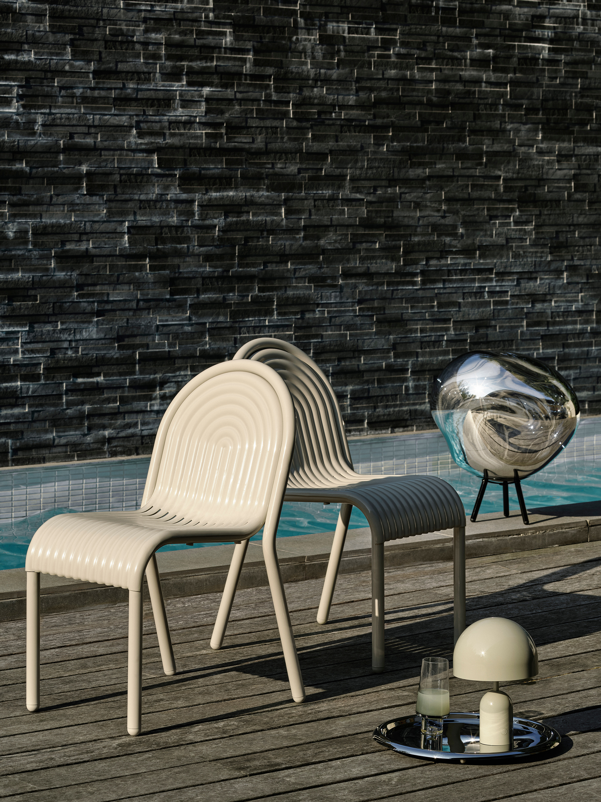 Tom Dixon's Groove Outdoor Furniture Collection - Gessato