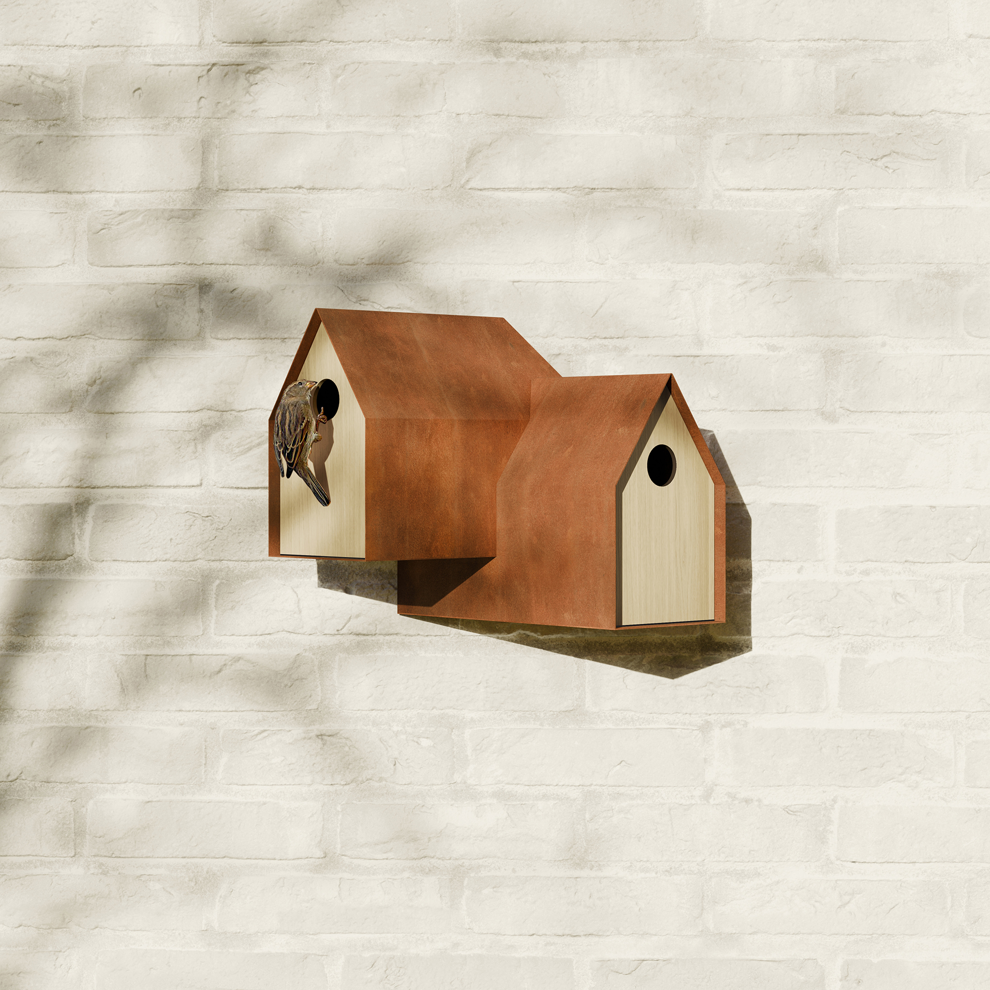 Noaste Noaber, Birdhouses Designed for Social Birds - Gessato