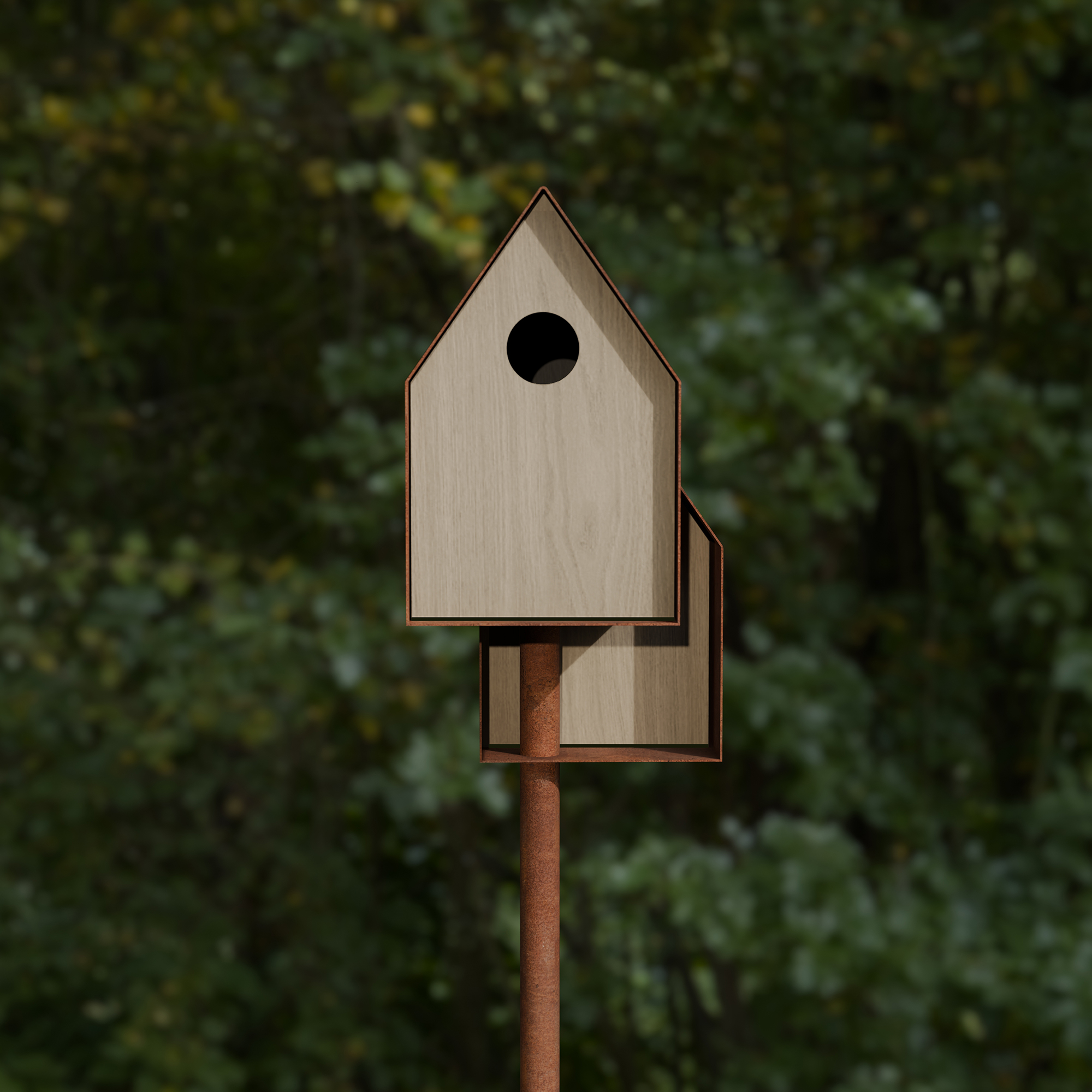 Noaste Noaber, Birdhouses Designed for Social Birds - Gessato