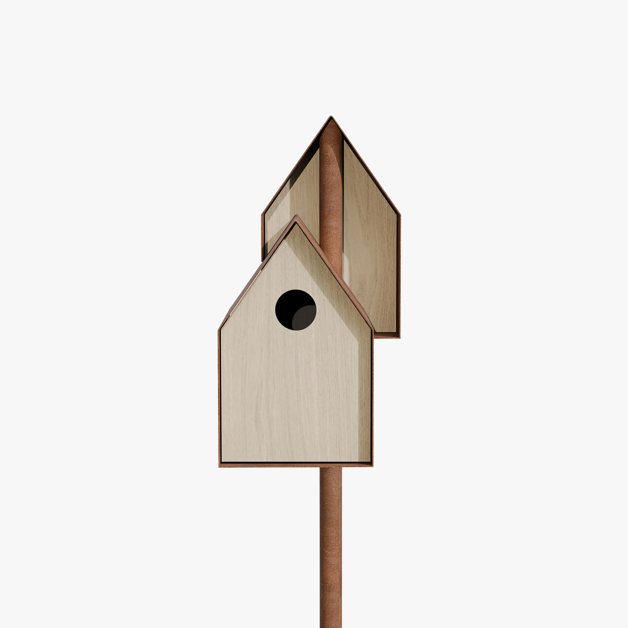 Noaste Noaber, Birdhouses Designed for Social Birds - Gessato