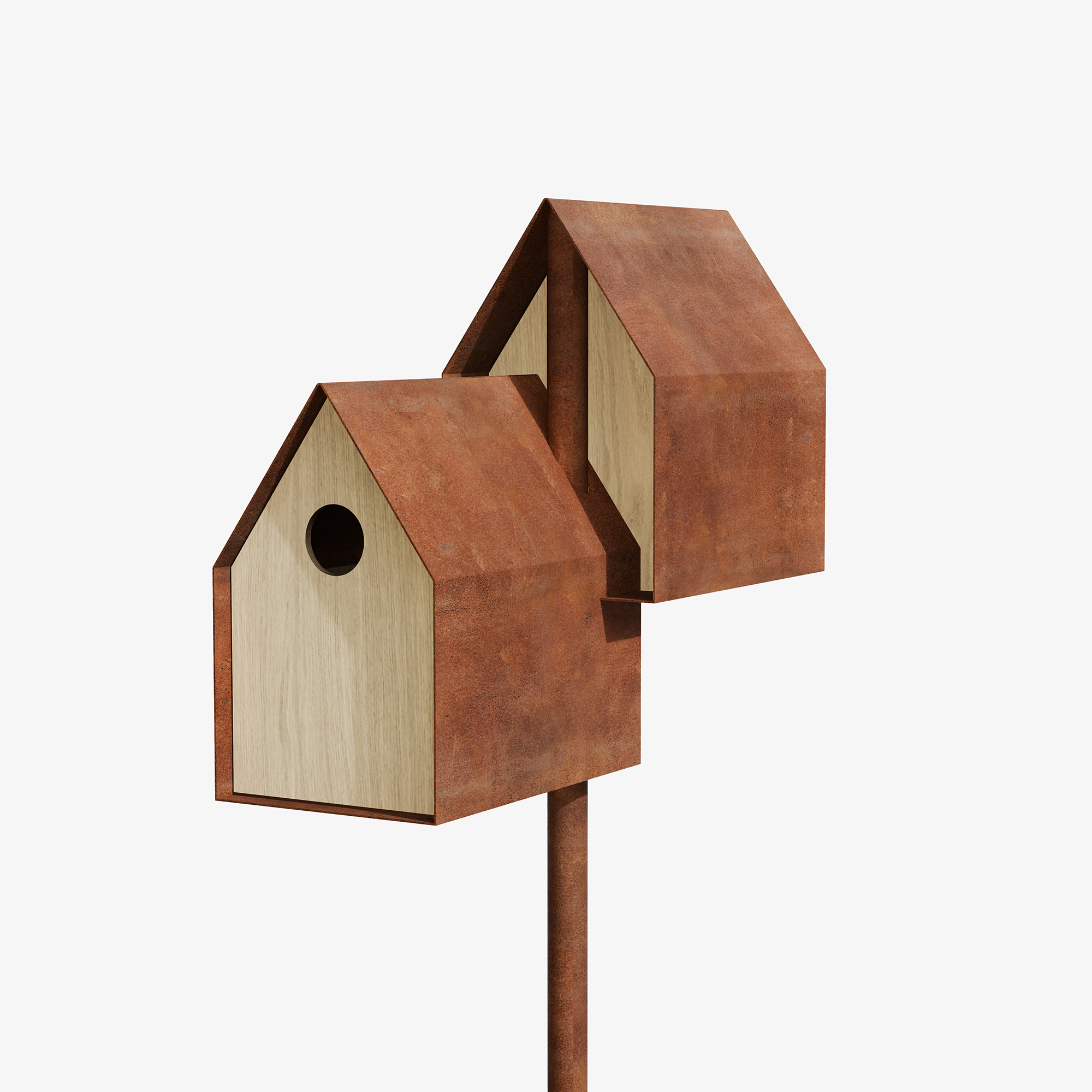 Noaste Noaber, Birdhouses Designed for Social Birds - Gessato